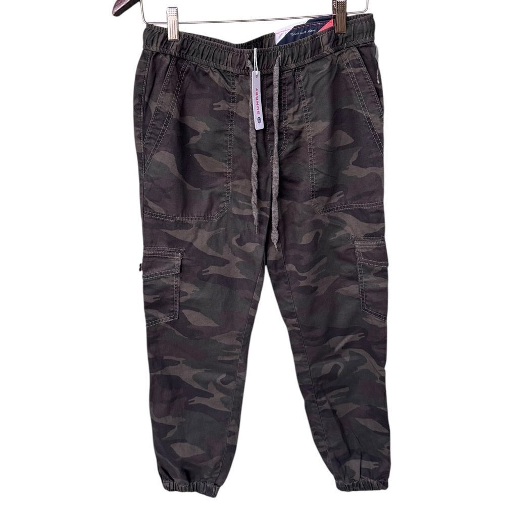 Sundry Camo Army Drawstring Jogger Size S NWT